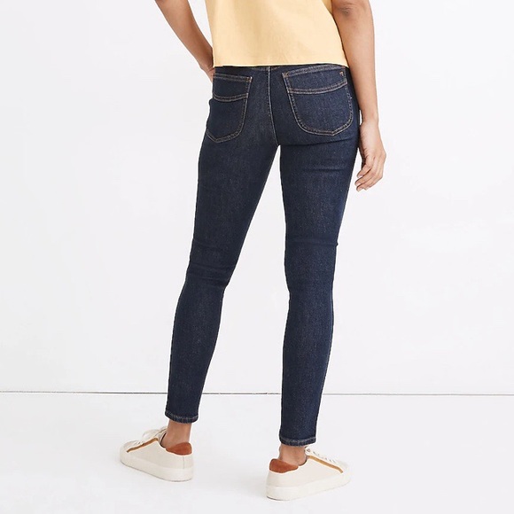 Madewell 10" High-Rise Skinny Crop Jeans Exposed Zip Edition 25 - Picture 3 of 11